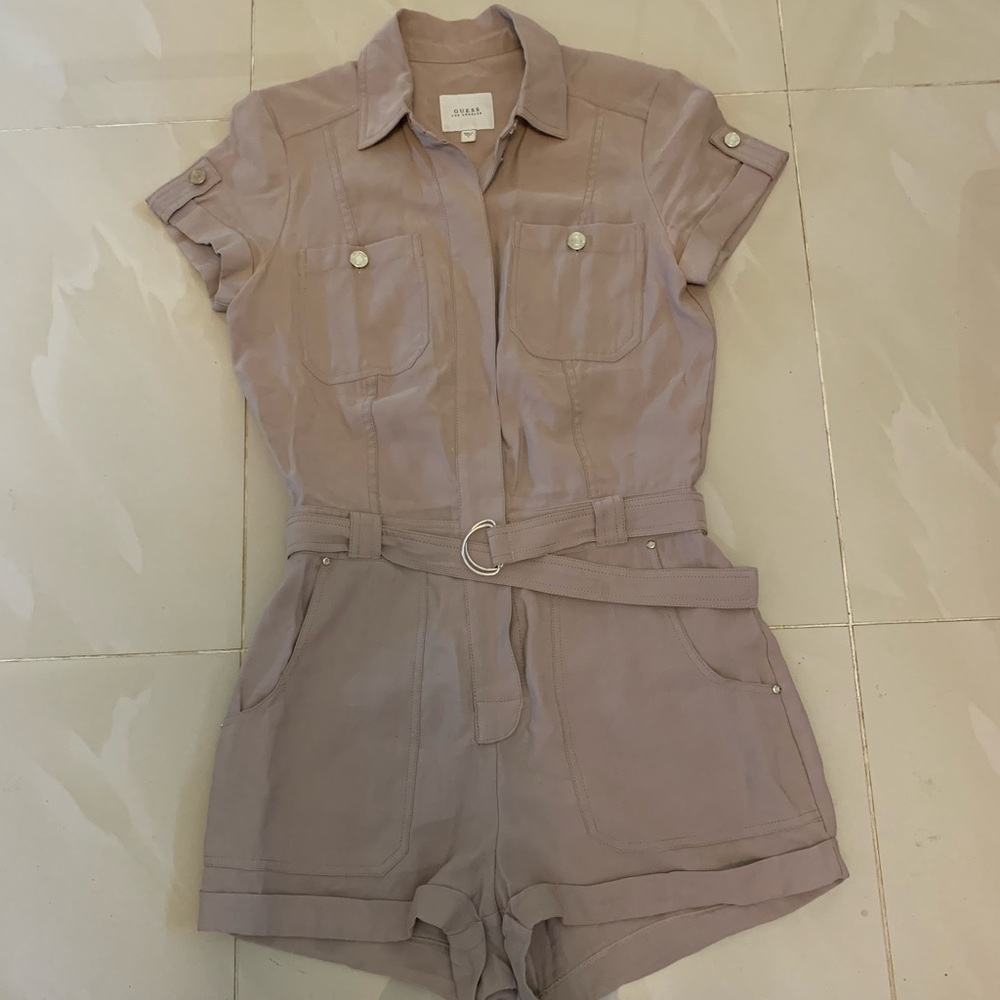 Geuss Women Overall Belted Jumper Khaki s